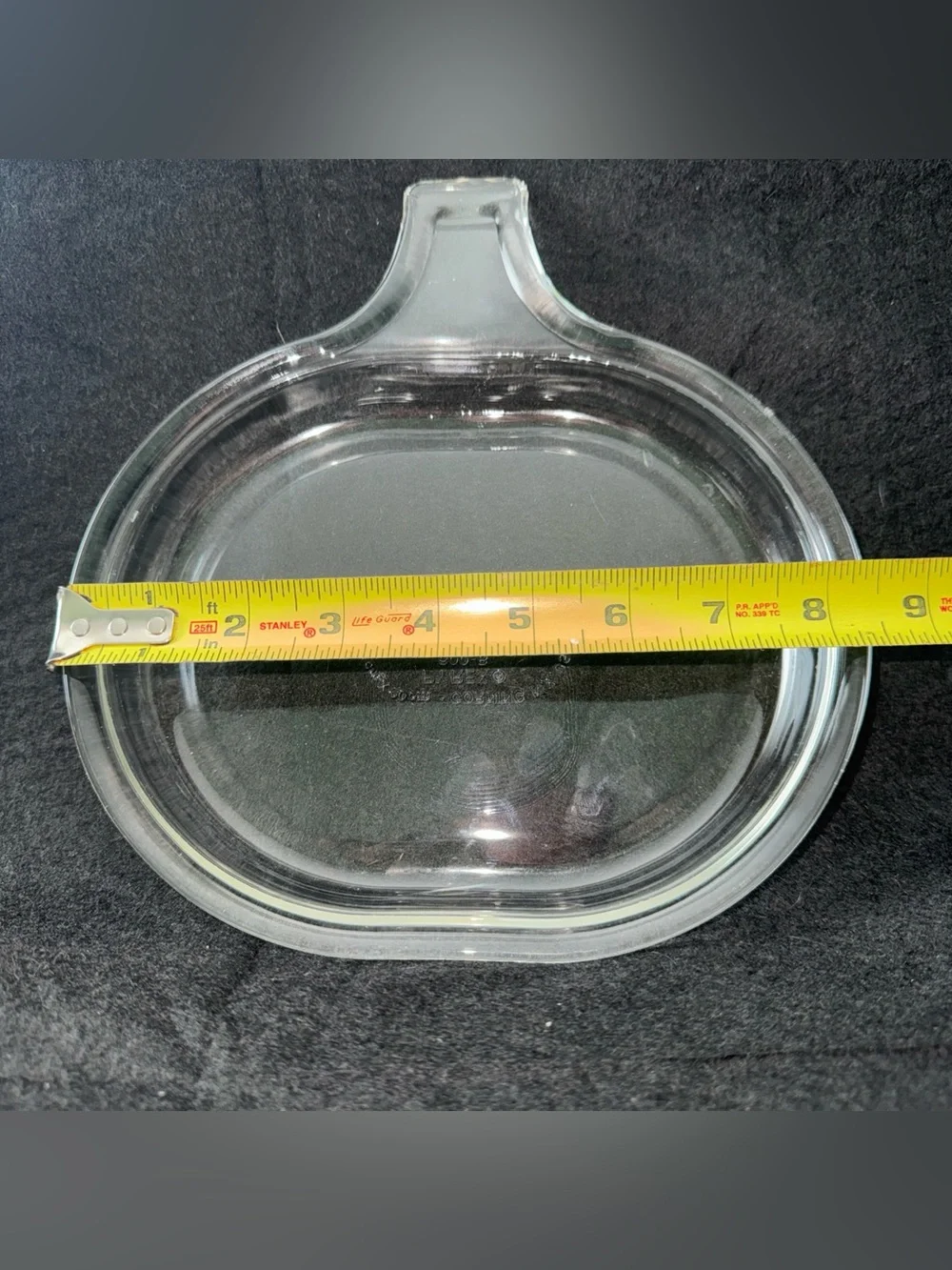 PYREX CORNING 600-B Clear Glass Microwave & Oven Single Serve Dish